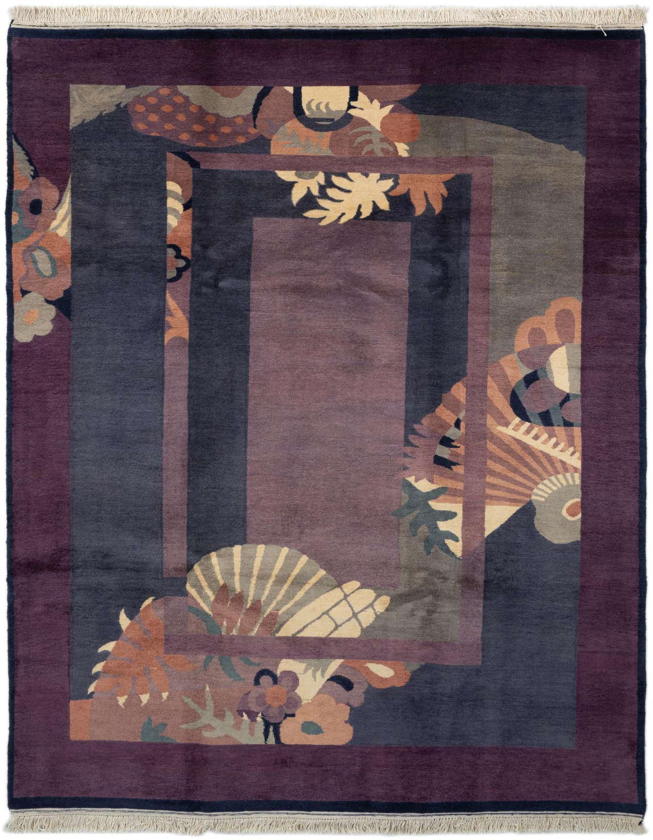 6' 6 x 9' 4 Hand Knotted Tibet Wool Rug