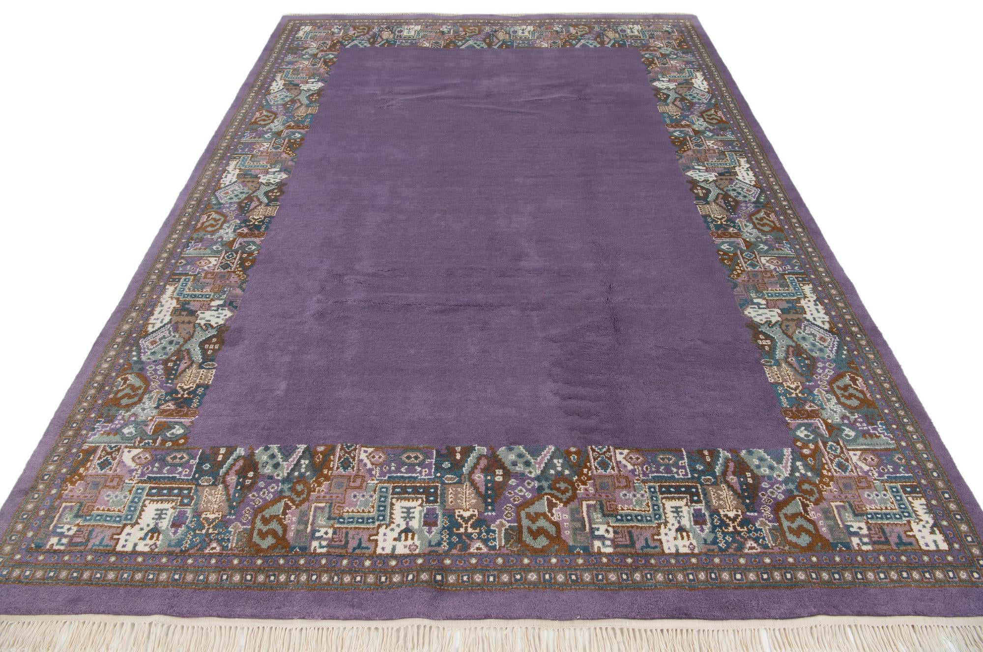 7' 4 x 10' 5 Hand Knotted Tibet Wool Rug
