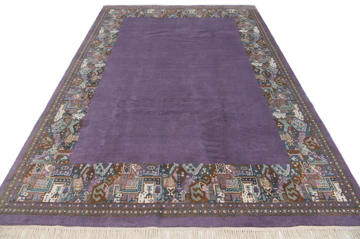 7' 4 x 10' 5 Hand Knotted Tibet Wool Rug
