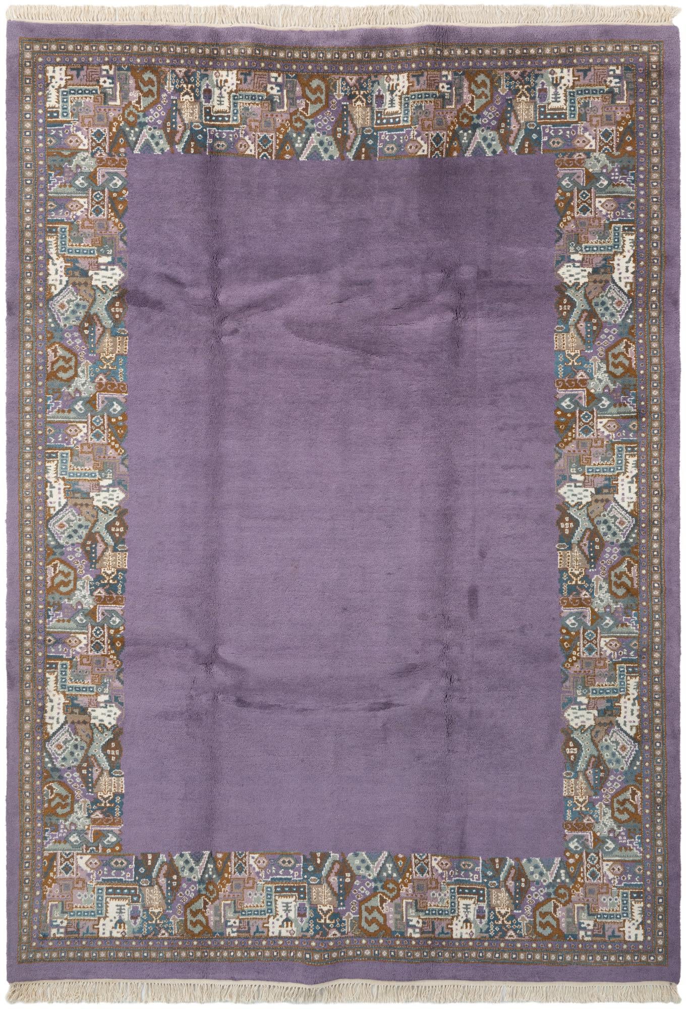 7' 4 x 10' 5 Hand Knotted Tibet Wool Rug