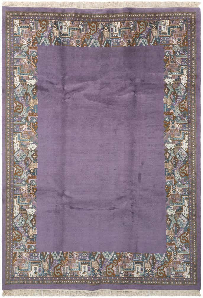 7' 4 x 10' 5 Hand Knotted Tibet Wool Rug