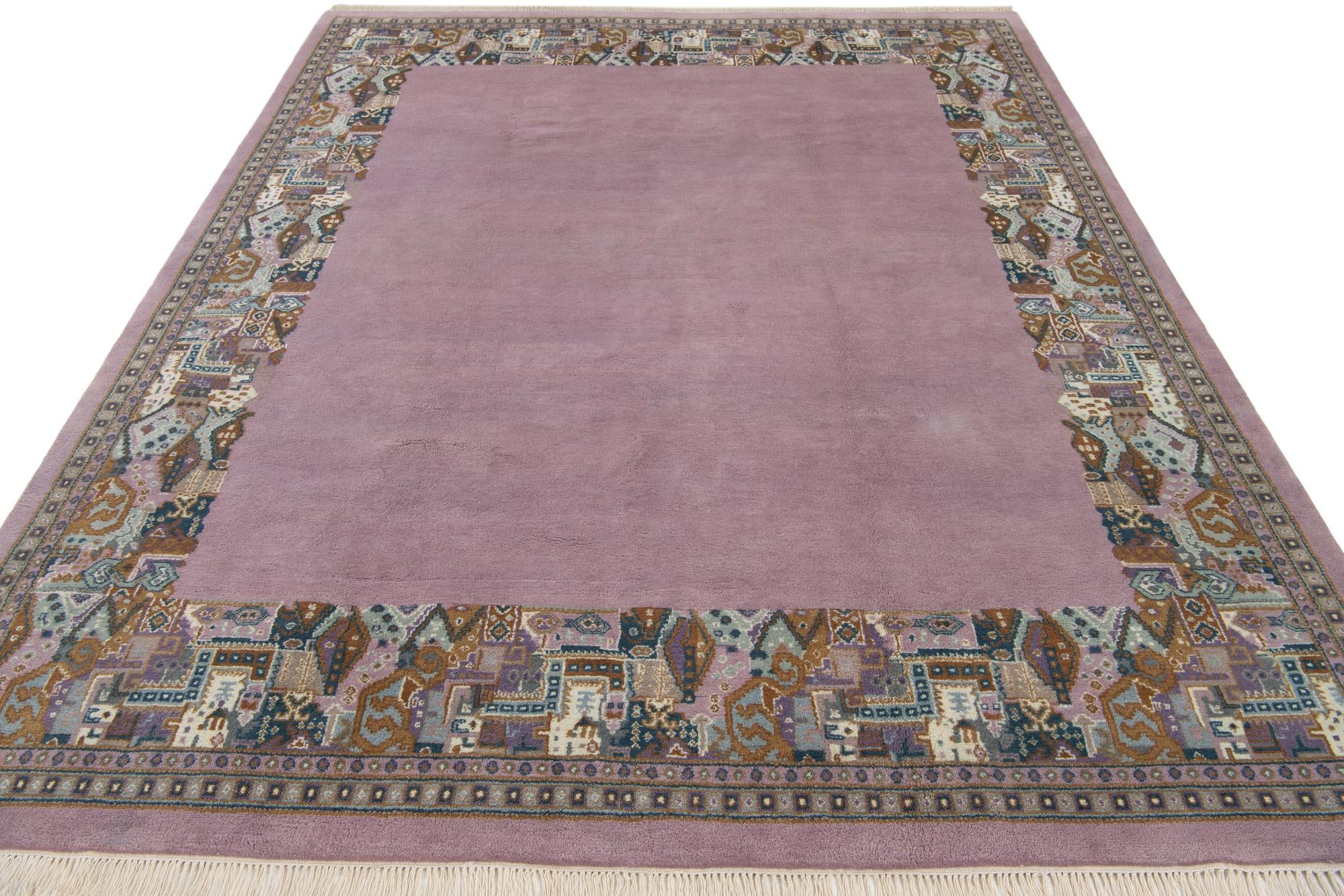 8' x 9' 10 Hand Knotted Tibet Wool Rug