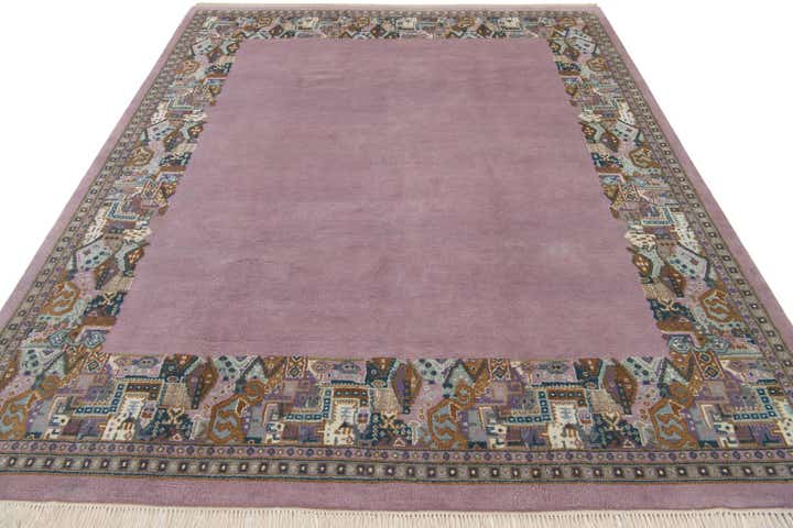 8' x 9' 10 Hand Knotted Tibet Wool Rug