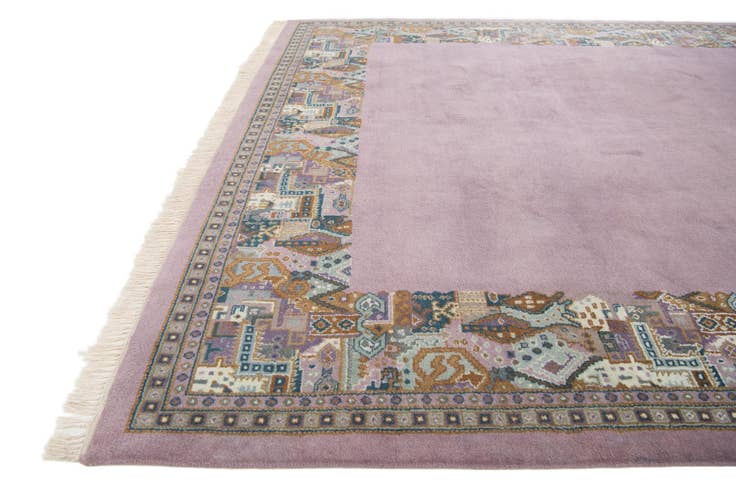 Detail image of 8' x 9' 10 Hand Knotted Tibet Wool Rug