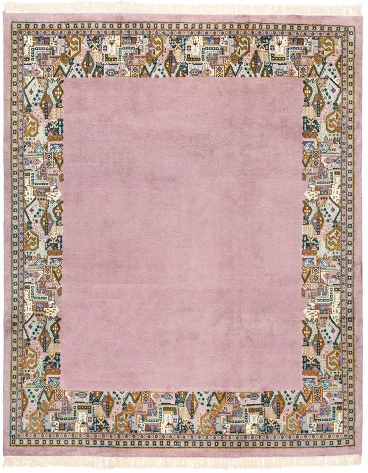 Detail image of 8' x 9' 10 Hand Knotted Tibet Wool Rug