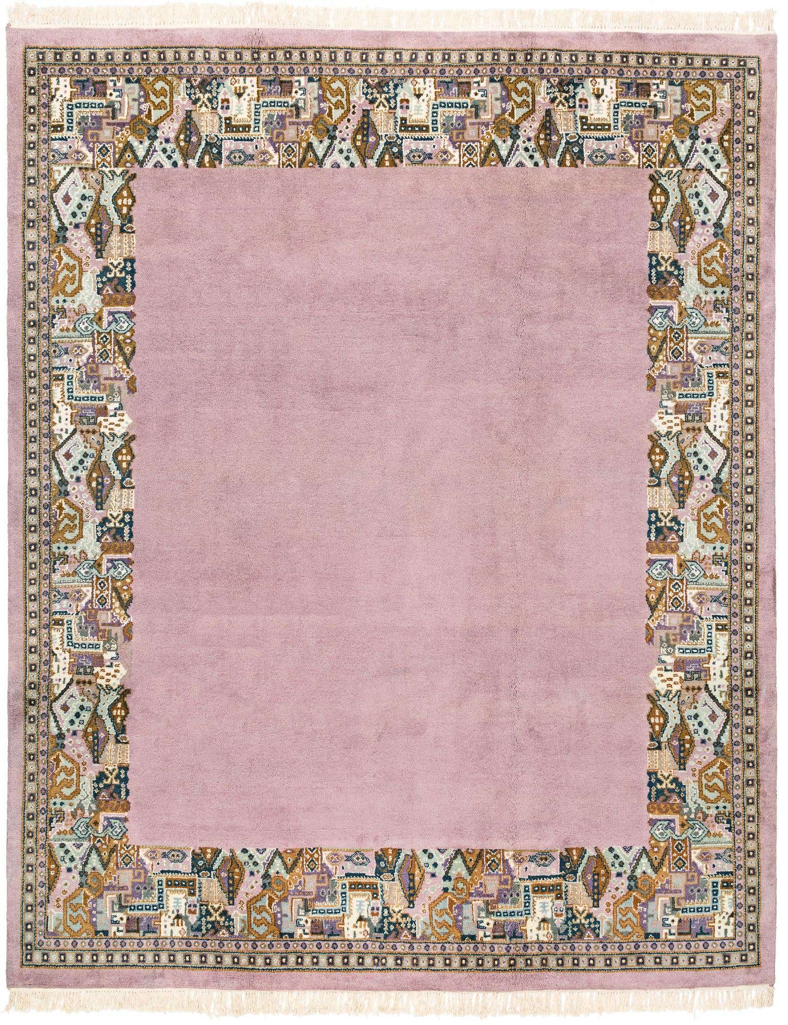8' x 9' 10 Hand Knotted Tibet Wool Rug