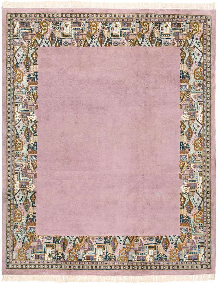 8' x 9' 10 Hand Knotted Tibet Wool Rug