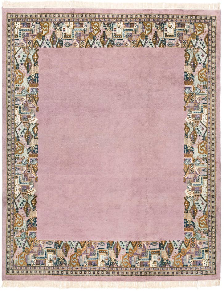 Detail image of 8' x 9' 10 Hand Knotted Tibet Wool Rug