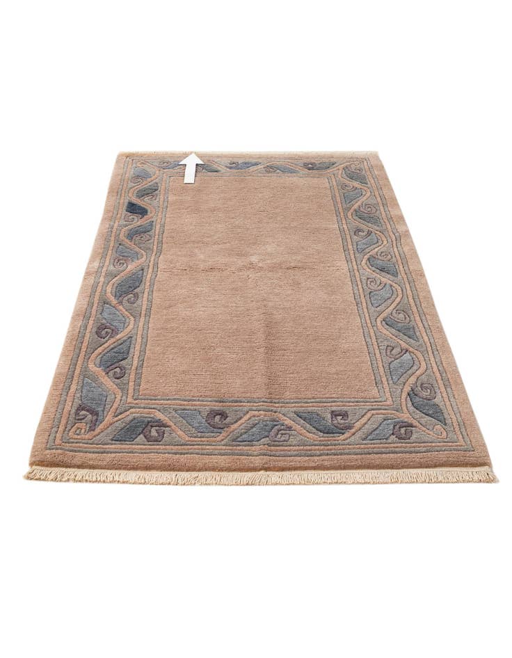 Detail image of 3' 1 x 5' 2  Hand Knotted Tibet Wool Rug