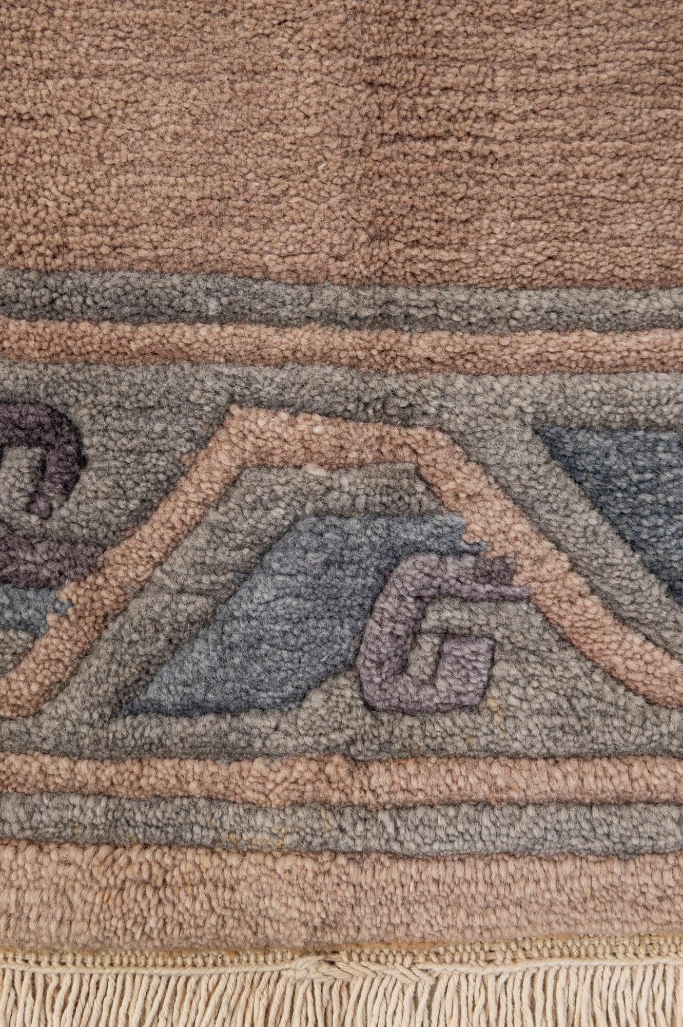 3' 1 x 5' 2 Hand Knotted Tibet Wool Rug