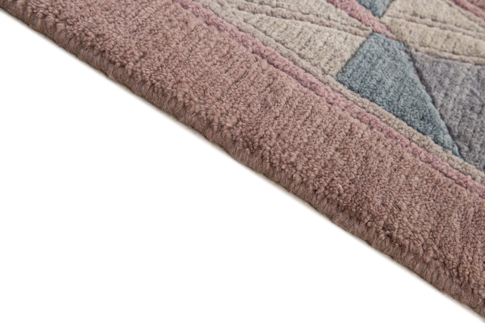 8' 4 x 11' 7 Hand Knotted Tibet Wool Rug