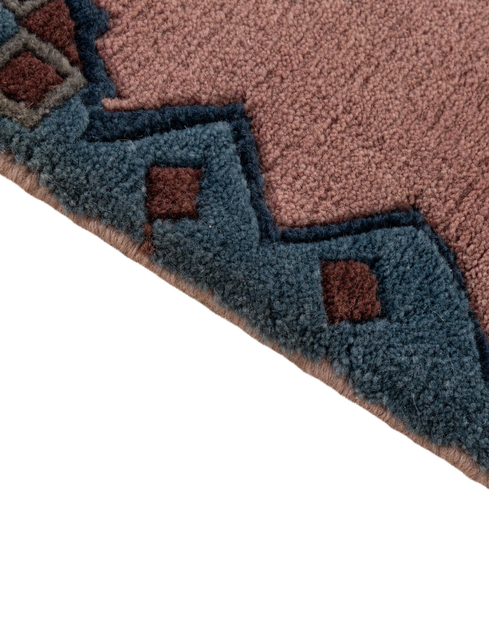 4' 1 x 5' 9 Hand Knotted Tibet Wool Rug