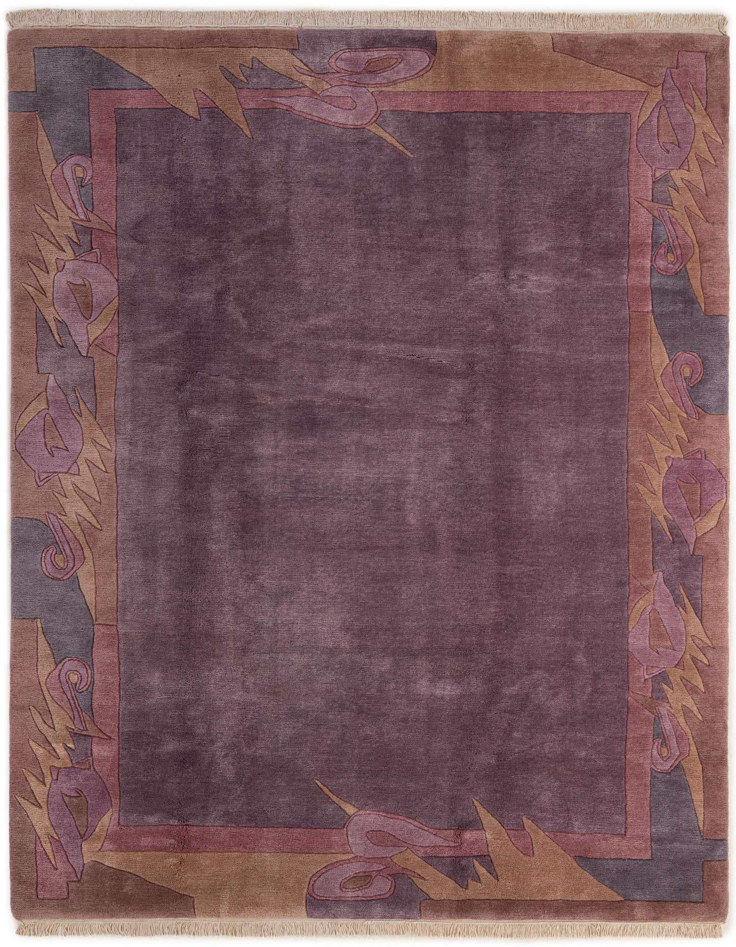 Primary image 6' 7 x 8' 10  Hand Knotted Tibet Wool Rug
