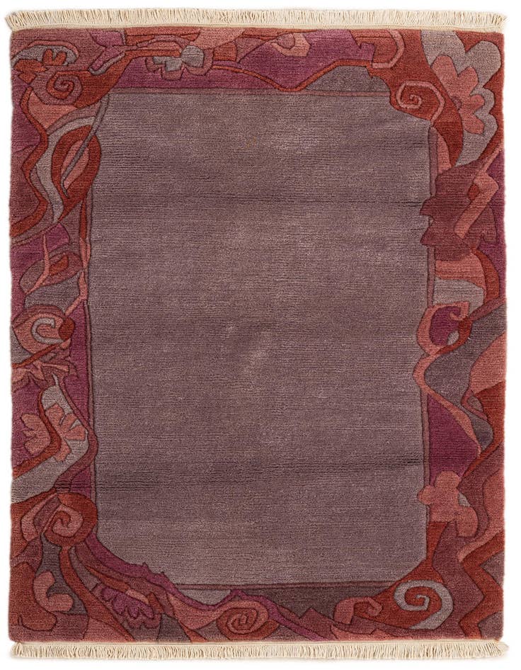 Detail image of 3' 1 x 5' 3 Hand Knotted Tibet Wool Rug