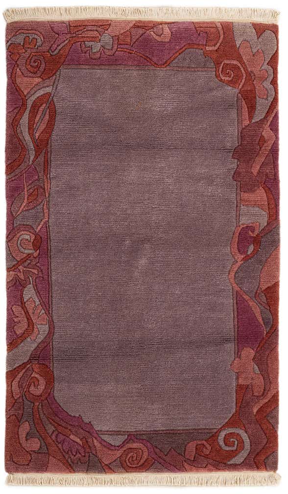 3' 1 x 5' 3 Hand Knotted Tibet Wool Rug