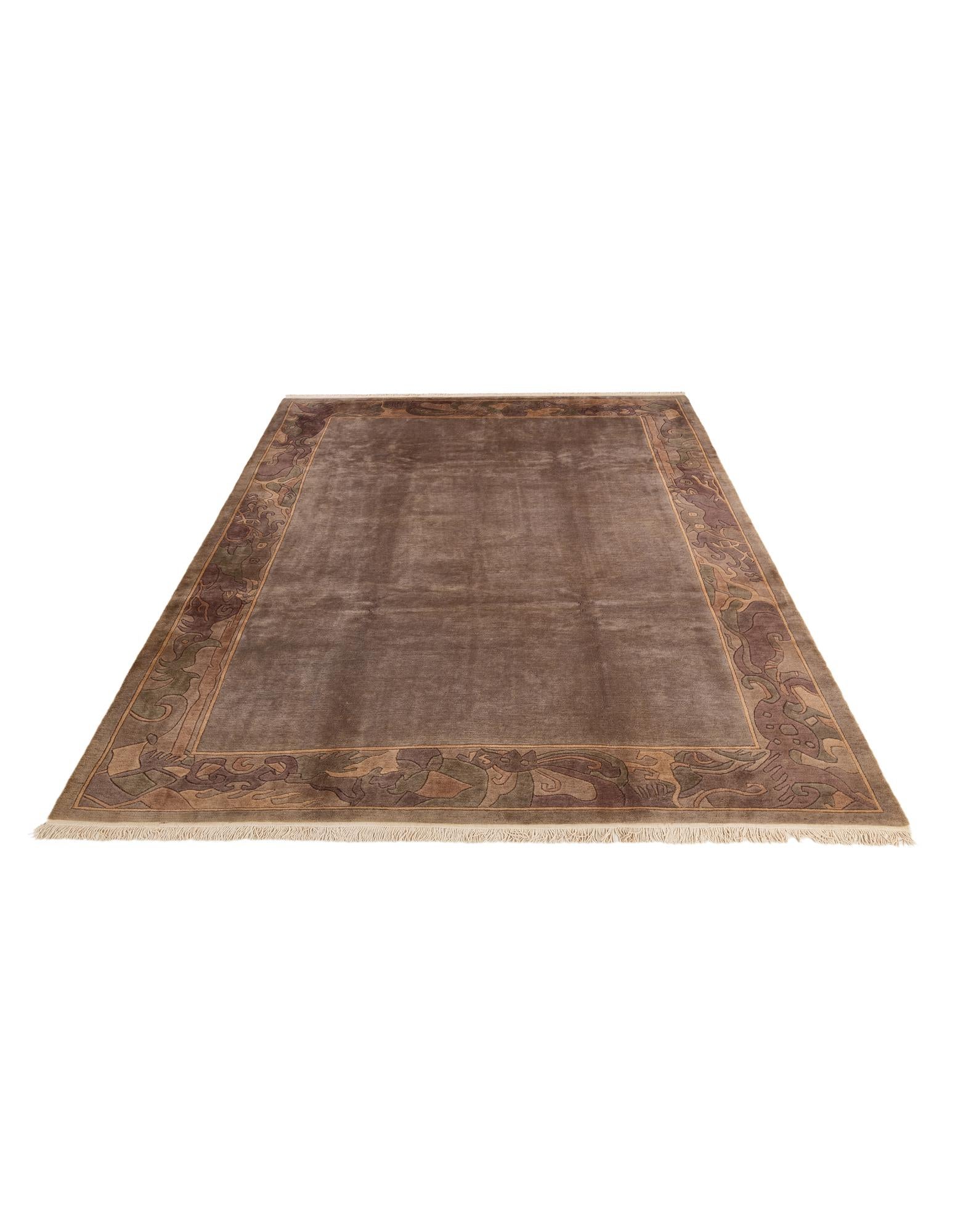 8' 1 x 10' 11 Hand Knotted Tibet Wool Rug
