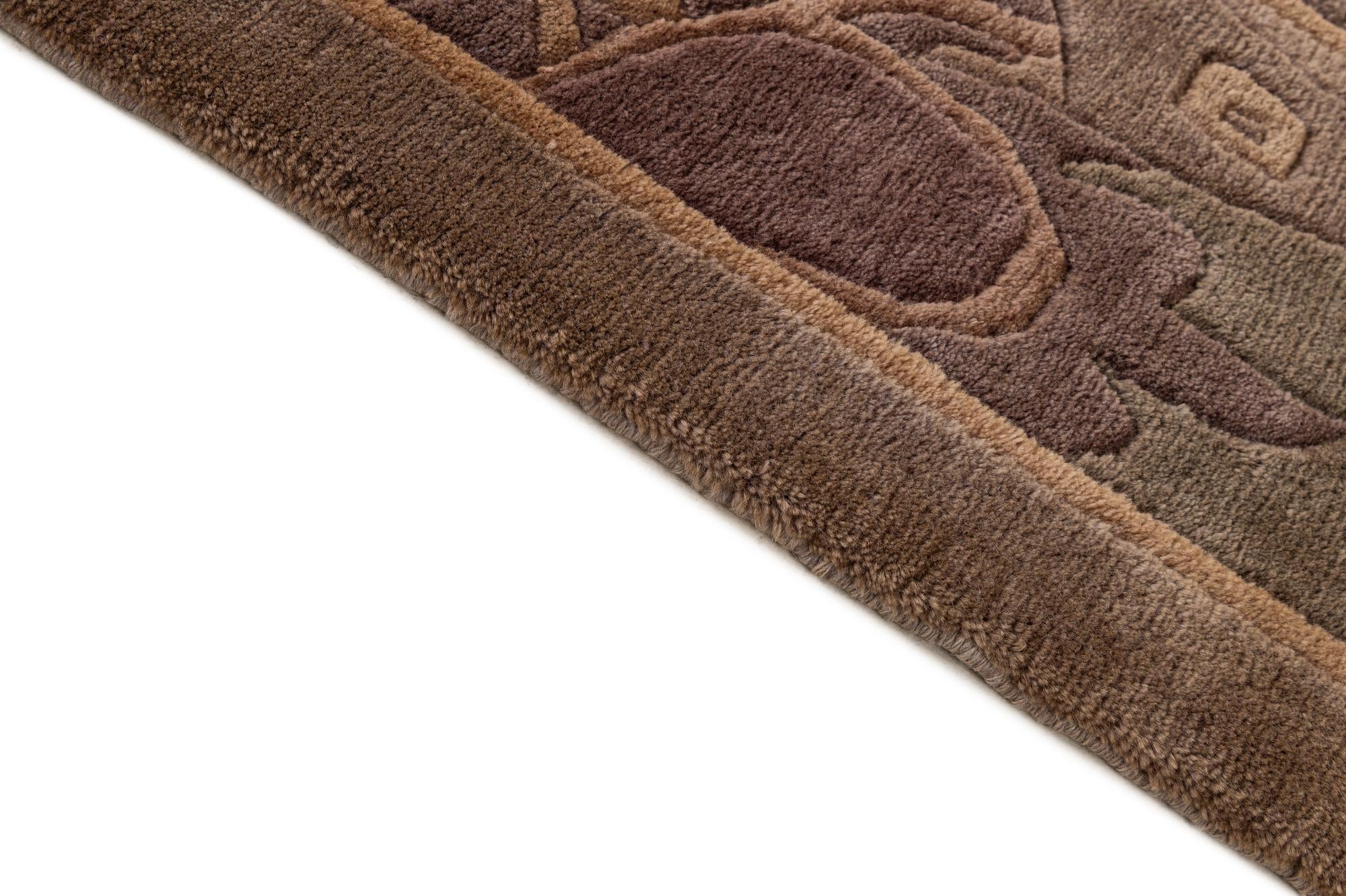 8' 1 x 10' 11 Hand Knotted Tibet Wool Rug