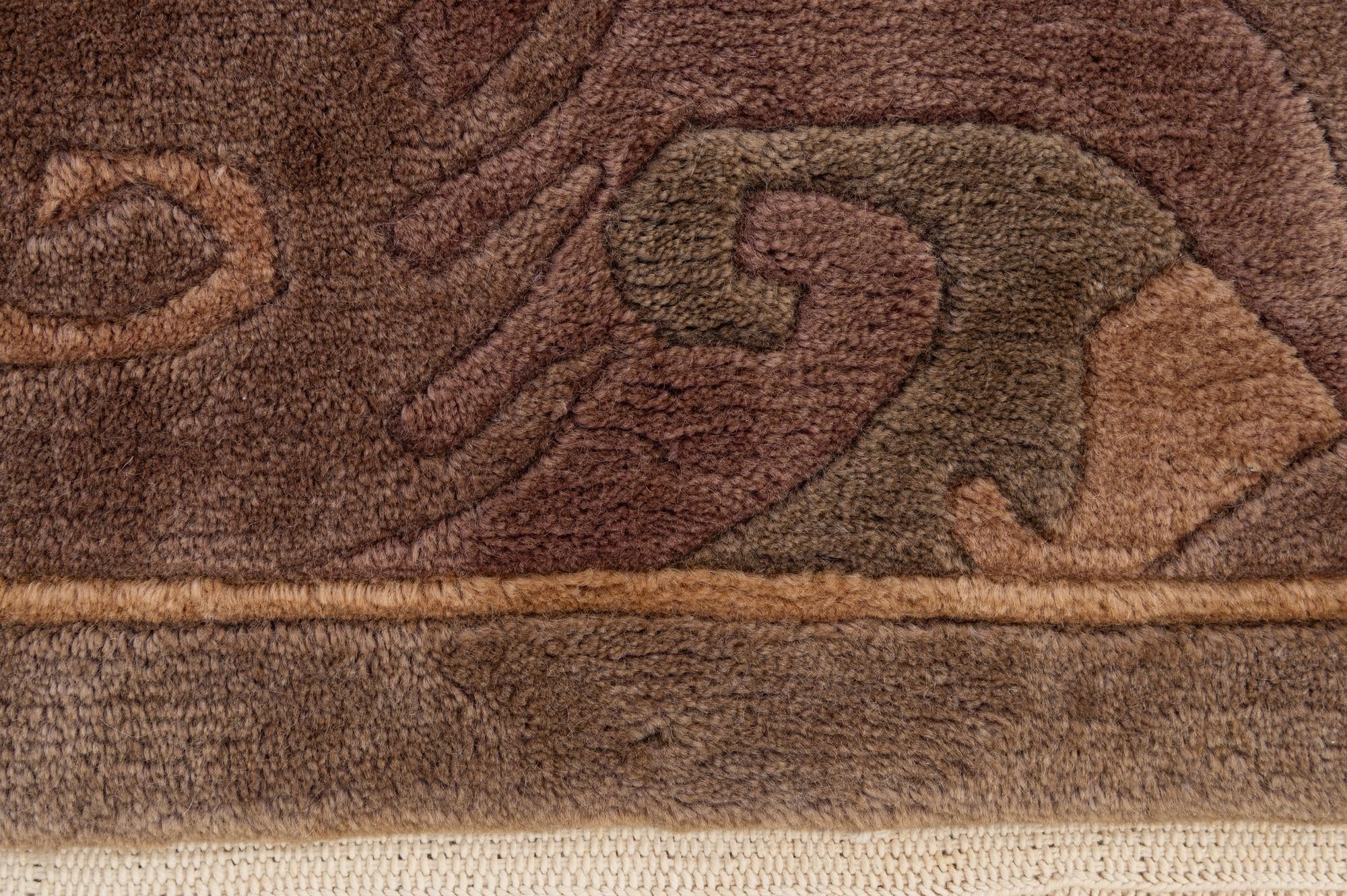 8' 1 x 10' 11 Hand Knotted Tibet Wool Rug