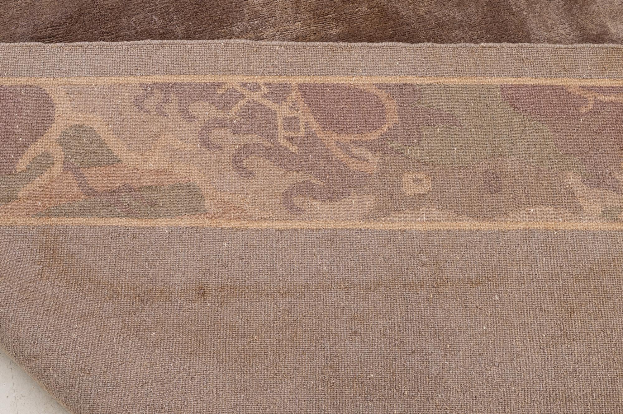 8' 1 x 10' 11 Hand Knotted Tibet Wool Rug