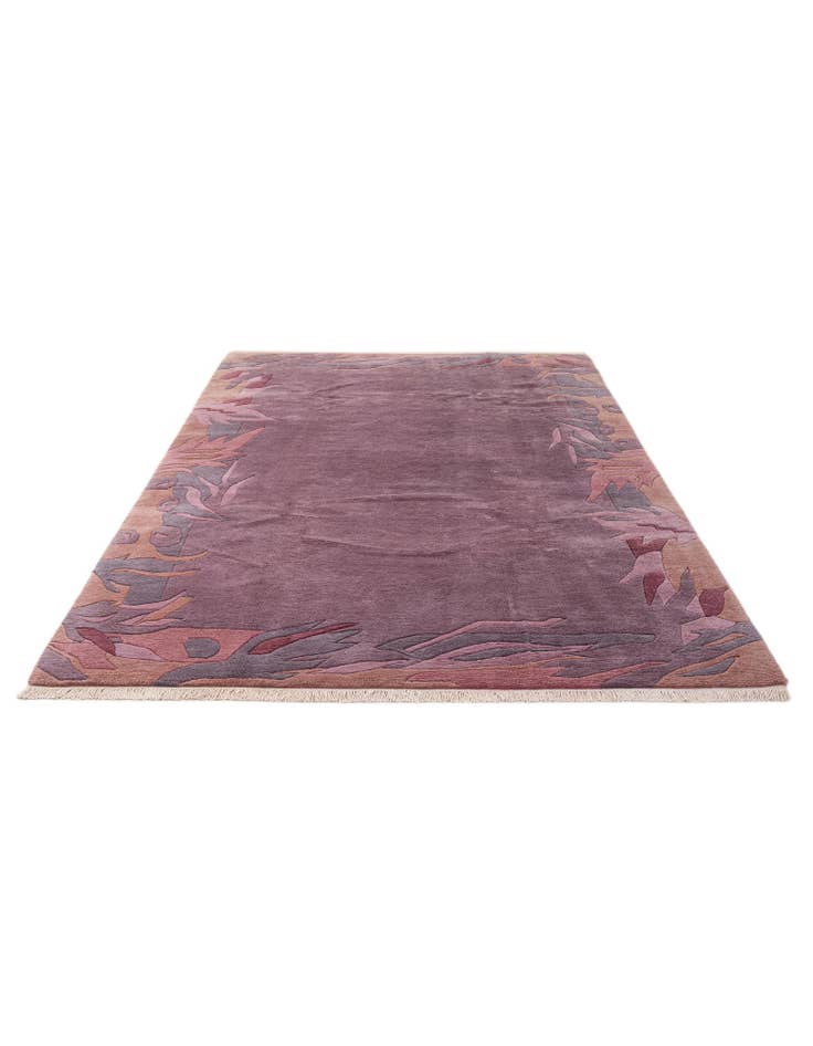 Detail image of 6' 6 x 9' 9 Hand Knotted Tibet Wool Rug