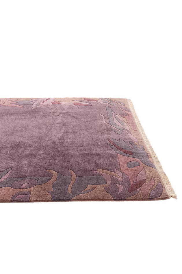 Detail image of 6' 6 x 9' 9 Hand Knotted Tibet Wool Rug