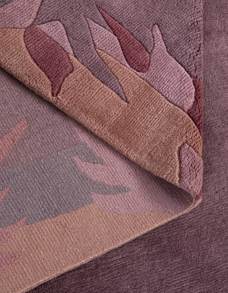 Detail image of 6' 6 x 9' 9  Hand Knotted Tibet Wool Rug