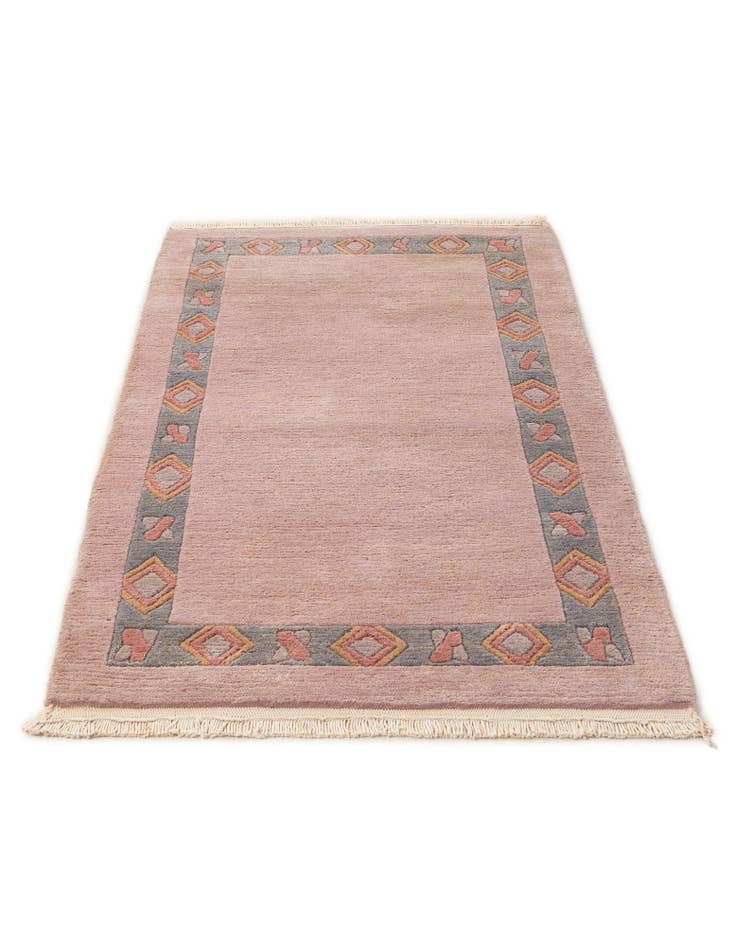 Detail image of 2' 7 x 4' 7 Hand Knotted Tibet Wool Rug