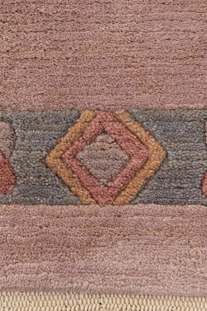 2' 7 x 4' 7 Hand Knotted Tibet Wool Rug