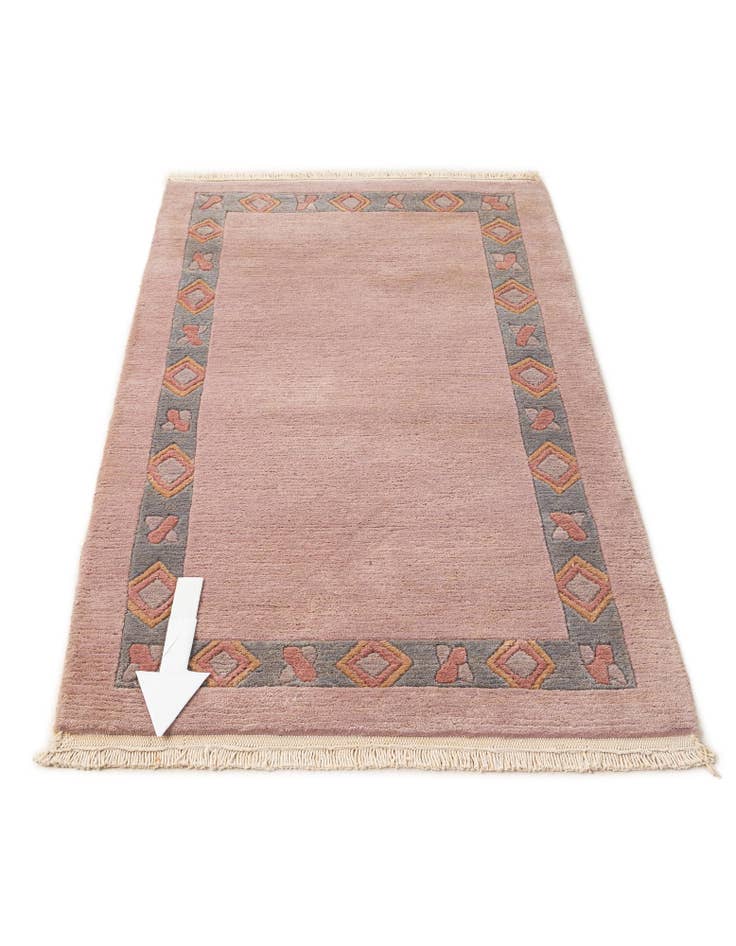 Detail image of 2' 7 x 4' 7  Hand Knotted Tibet Wool Rug