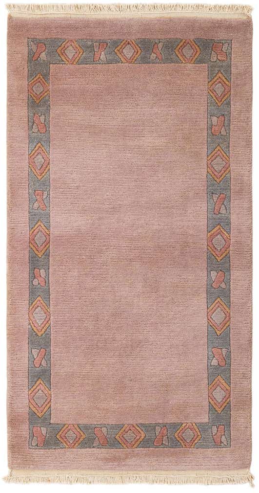 2' 7 x 4' 7 Hand Knotted Tibet Wool Rug
