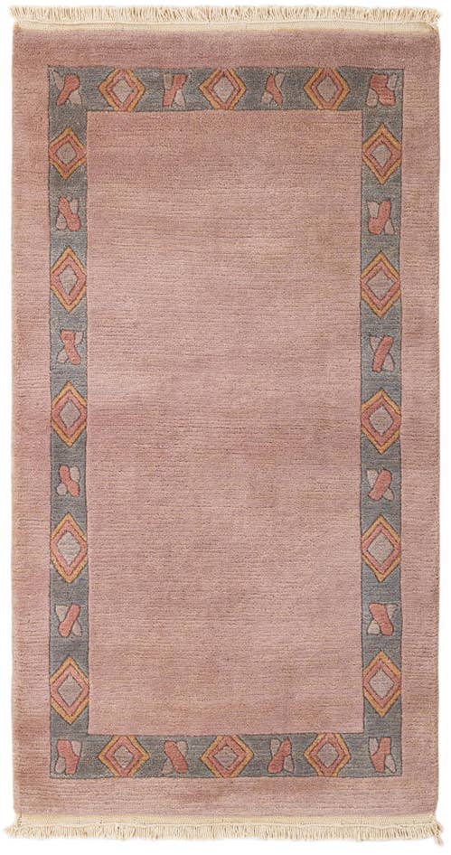 Detail image of 2' 7 x 4' 7 Hand Knotted Tibet Wool Rug