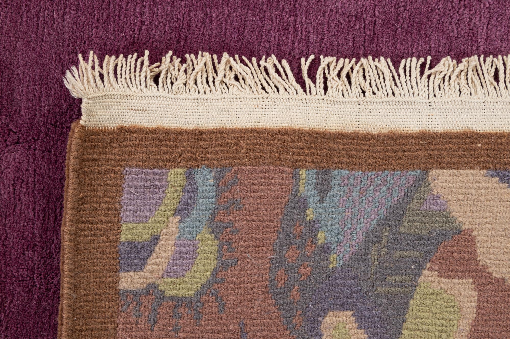 5' 10 x 7' 6 Hand Knotted Tibet Wool Rug