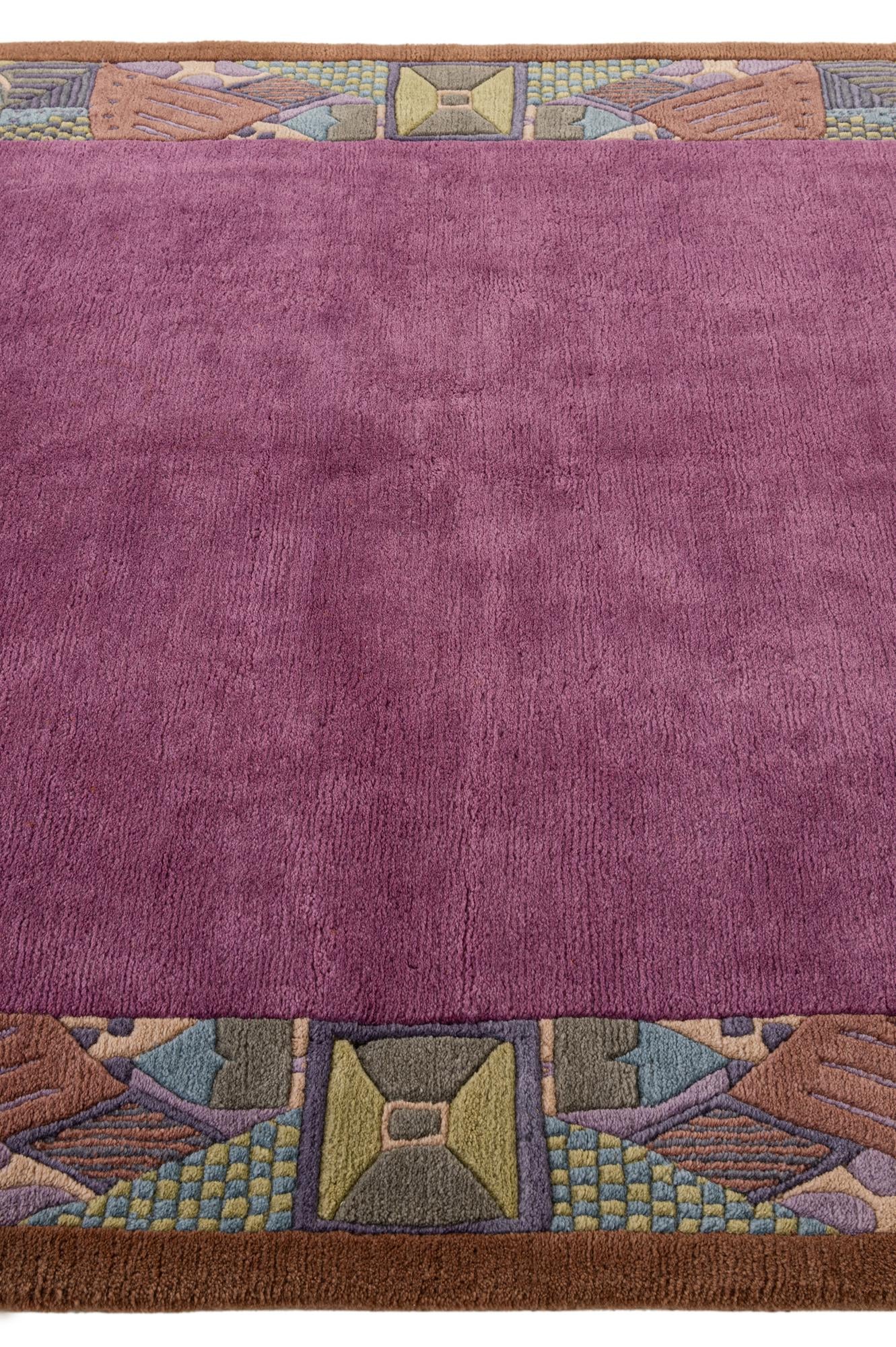 5' 10 x 7' 6 Hand Knotted Tibet Wool Rug