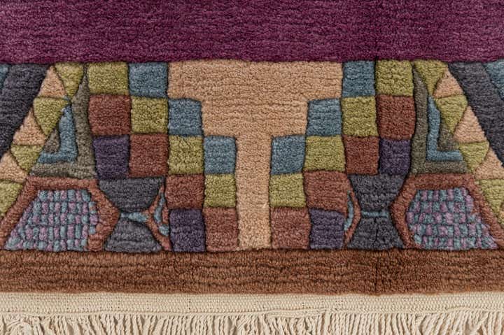 5' 10 x 7' 6 Hand Knotted Tibet Wool Rug