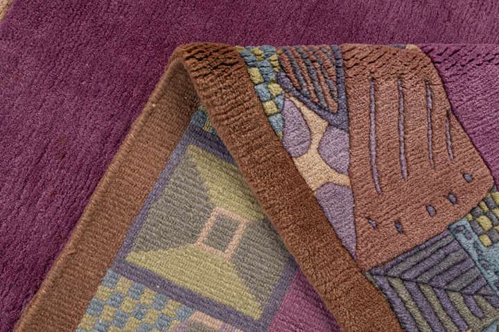 5' 10 x 7' 6 Hand Knotted Tibet Wool Rug