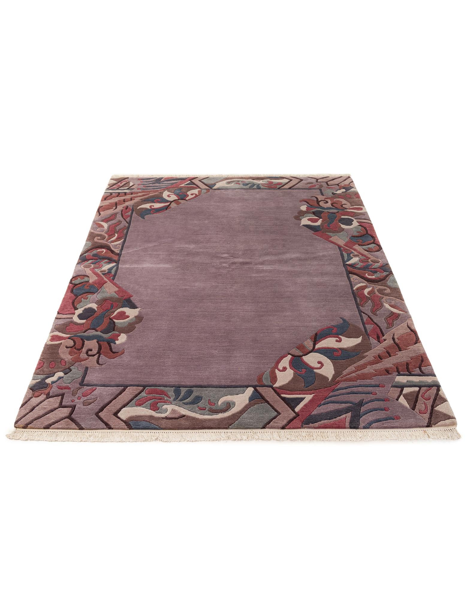 155cm x 245cm anudado a mano Tibet Alfombra Lana