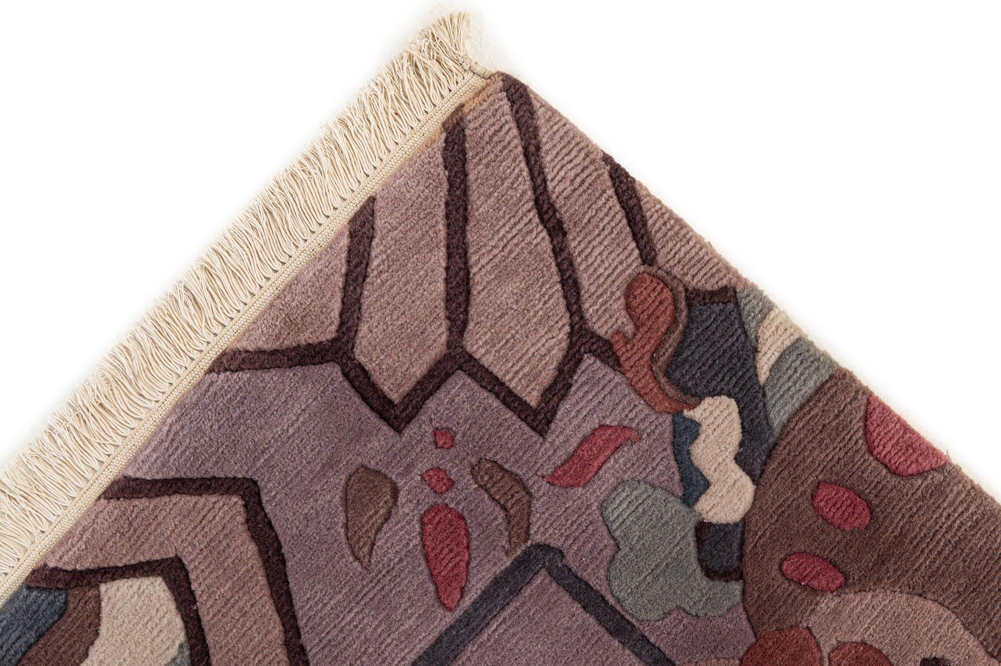 155cm x 245cm anudado a mano Tibet Alfombra Lana