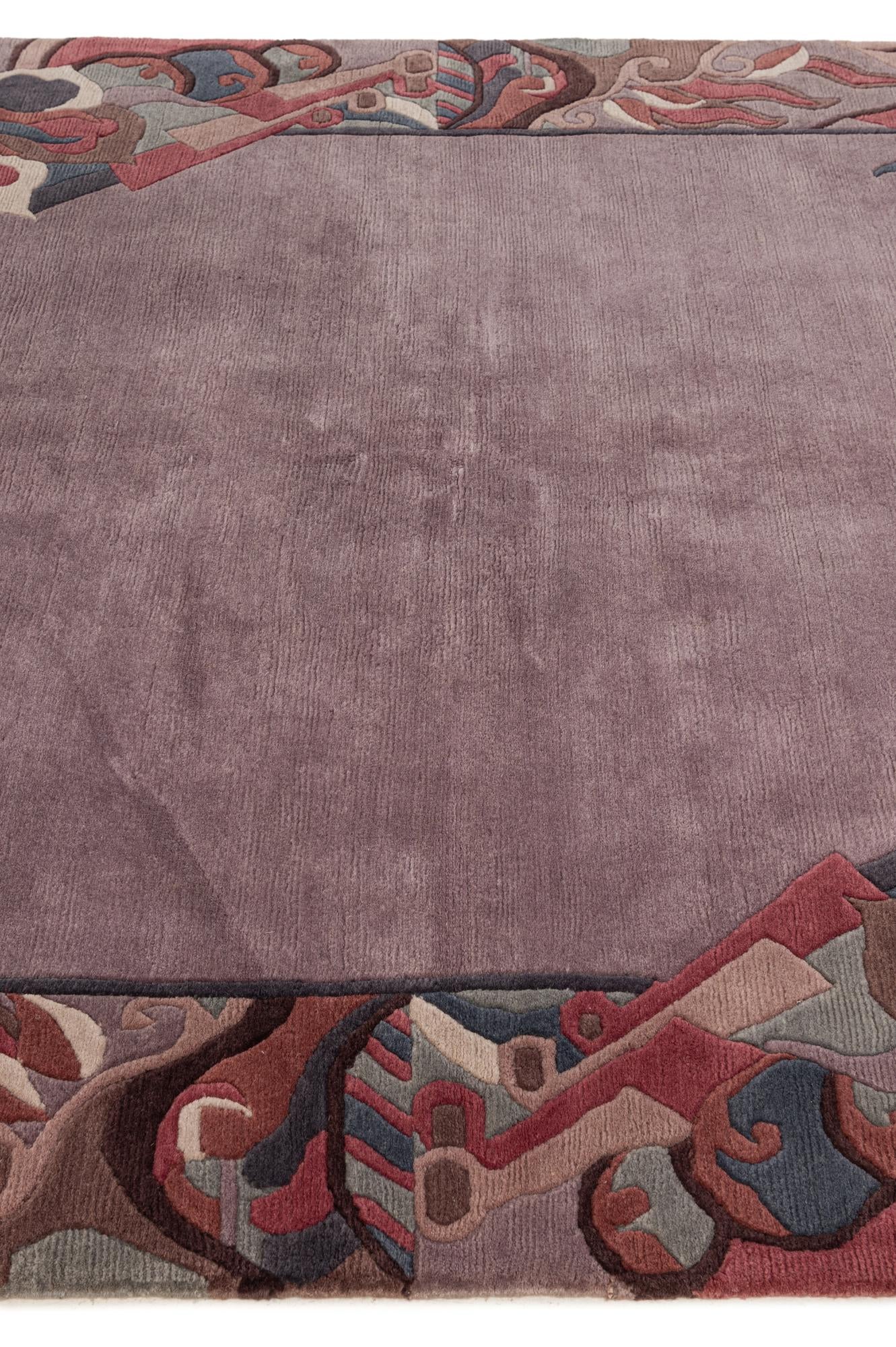 155cm x 245cm anudado a mano Tibet Alfombra Lana