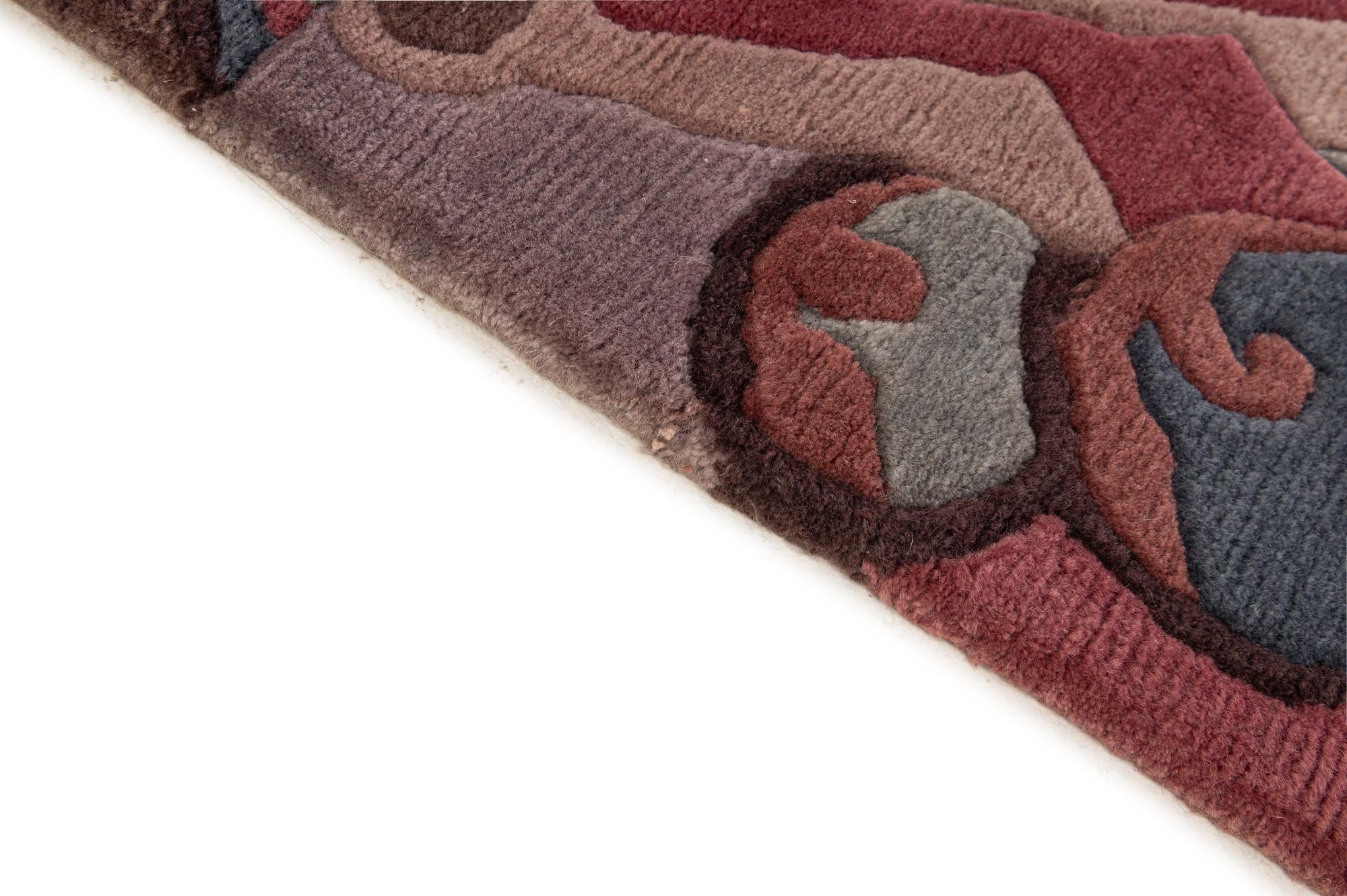 155cm x 245cm anudado a mano Tibet Alfombra Lana