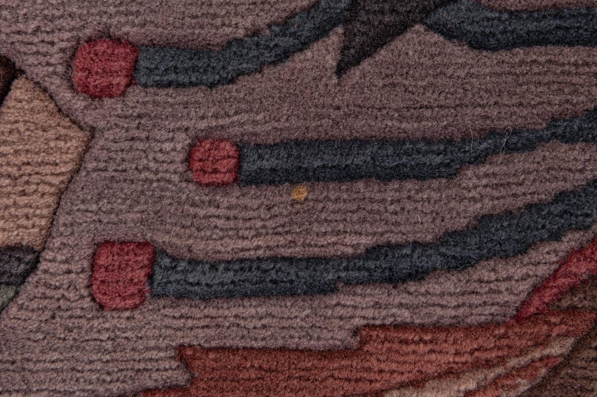 155cm x 245cm anudado a mano Tibet Alfombra Lana