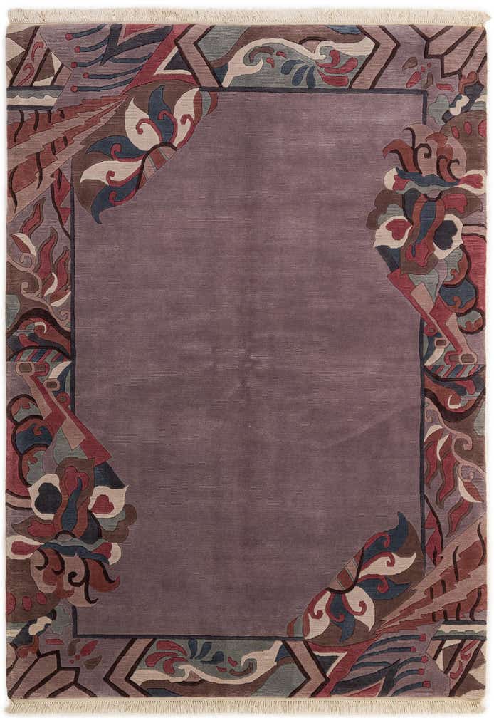155cm x 245cm anudado a mano Tibet Alfombra Lana