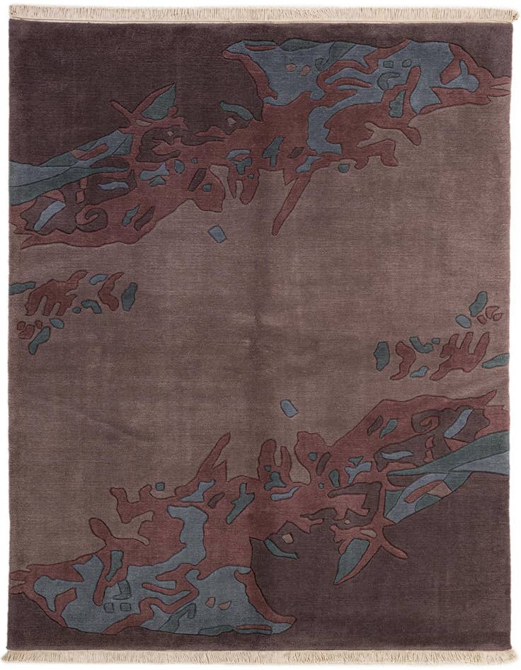 Detail image of 5' 8 x 7' 11 Hand Knotted Tibet Wool Rug