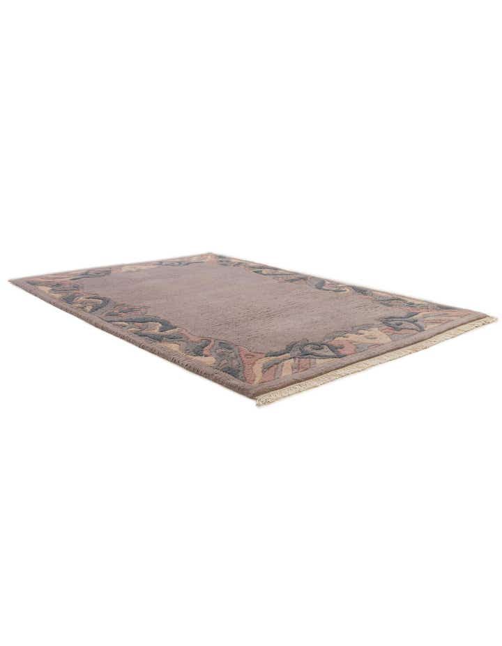 4' x 5' 11 Hand Knotted Tibet Wool Rug