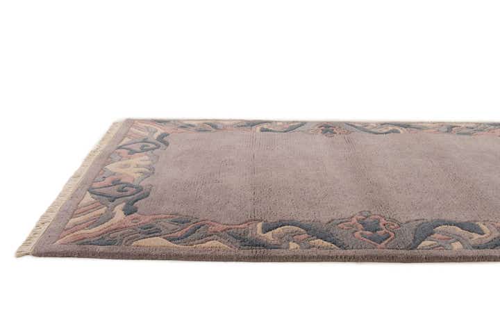 4' x 5' 11 Hand Knotted Tibet Wool Rug