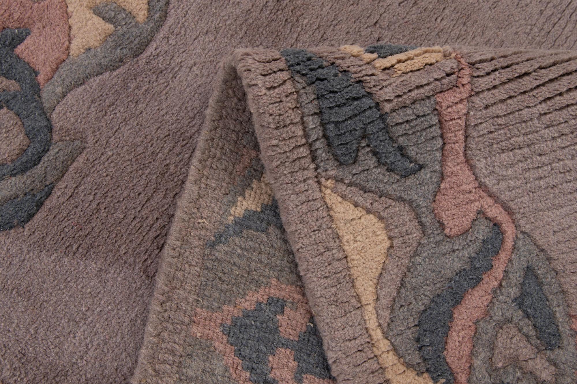 4' x 5' 11 Hand Knotted Tibet Wool Rug