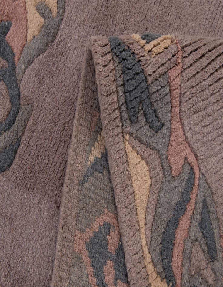 Detail image of 4' x 5' 11  Hand Knotted Tibet Wool Rug