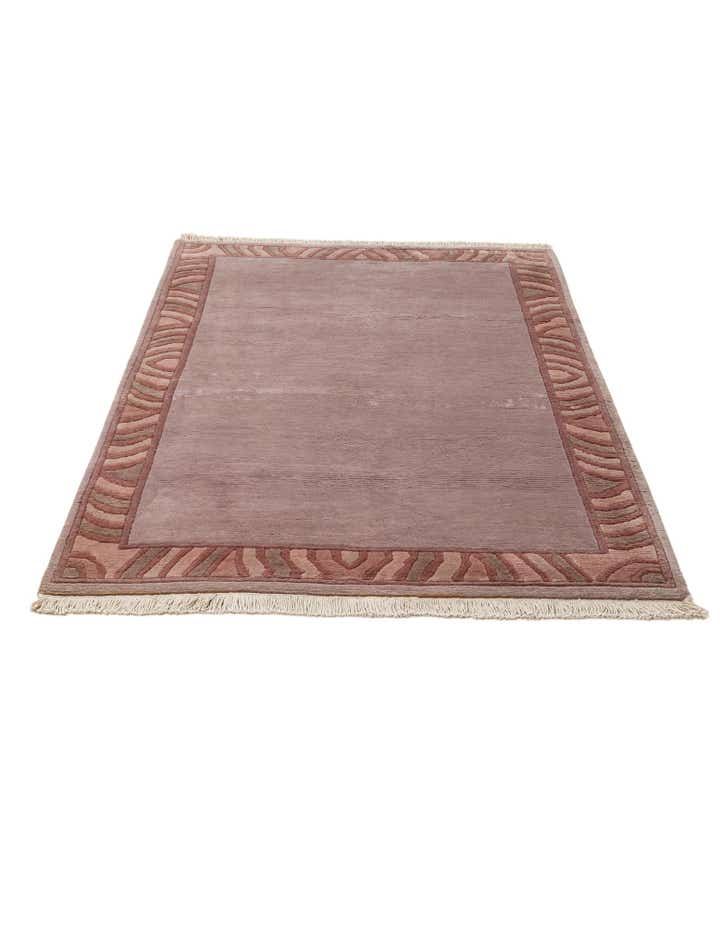 3' 10 x 5' 9 Hand Knotted Tibet Wool Rug