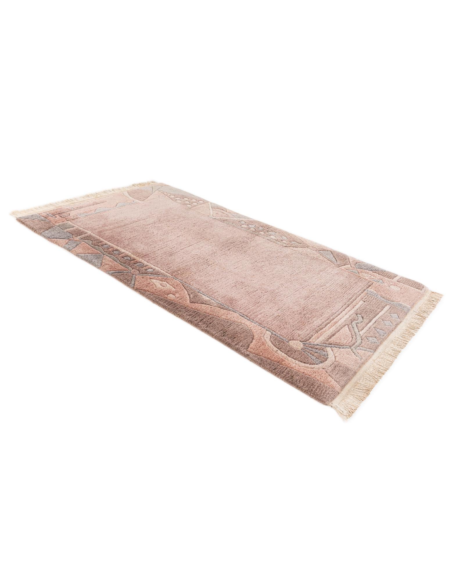 3' 1 x 5' 6 Hand Knotted Tibet Wool Rug
