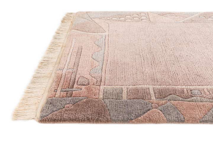 3' 1 x 5' 6 Hand Knotted Tibet Wool Rug