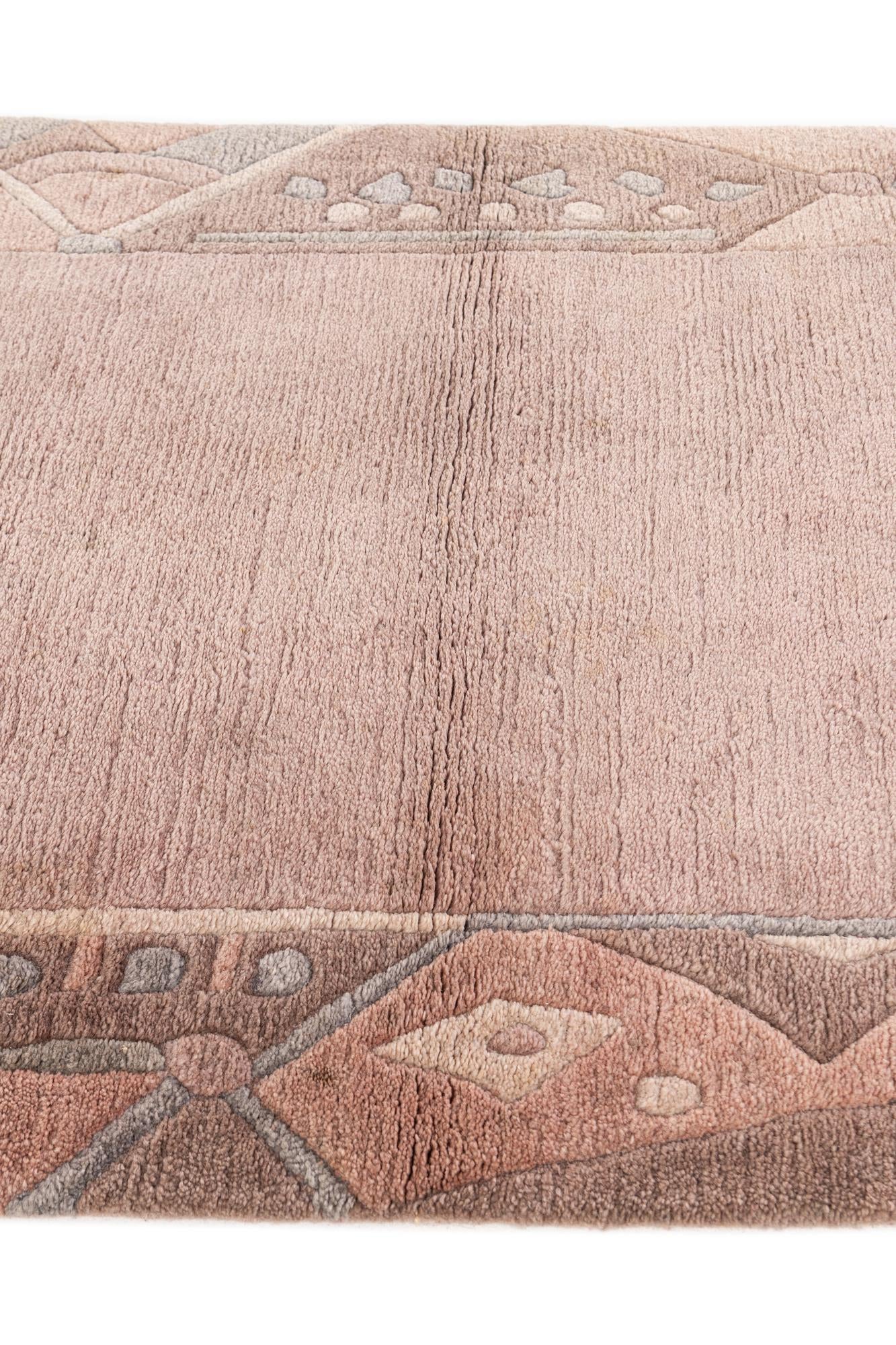 3' 1 x 5' 6 Hand Knotted Tibet Wool Rug
